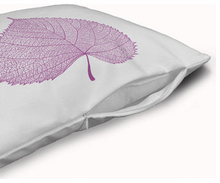 Leaf Study Accent Pillow With Removable Insert, Orchid, 20"x20"