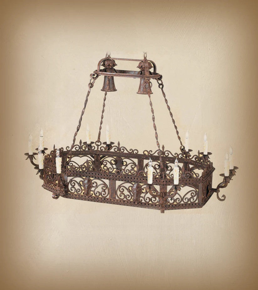 Silao Wrought Iron Chandelier