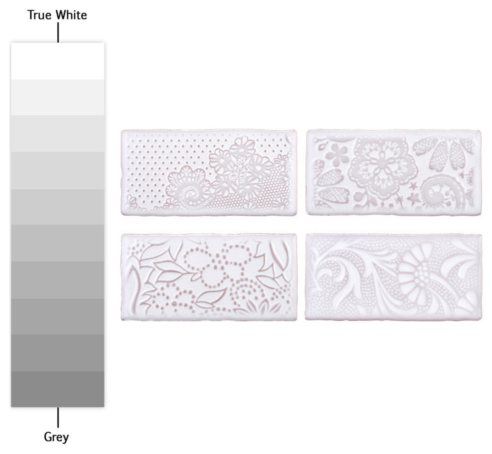 Antic Feelings Ceramic Subway Wall Tile, Milk