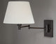 Chapeau Instalux Swing Arm Wall Light New Bronze