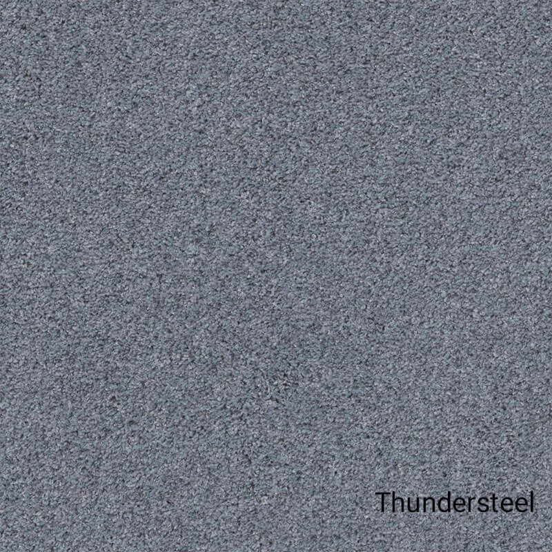 Quiet Sanctuary Shag Area Rug Collection, Thundered Steel, 4x10