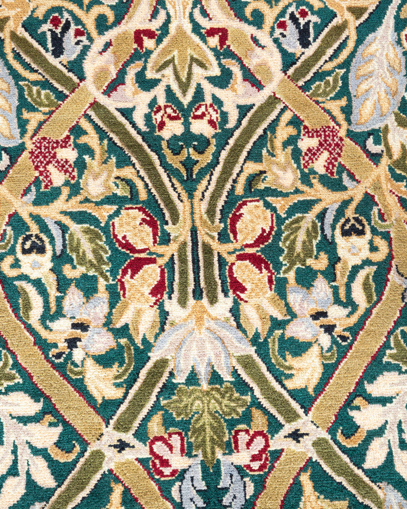 MOGUL, Hand Knotted Area Rug 10' 4" X 8' 1"