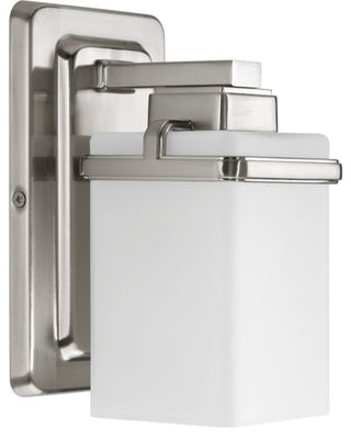 Progress Lighting P2193-09 Metric 1-Light Bath, Brushed Nickel, Brushed Nickel
