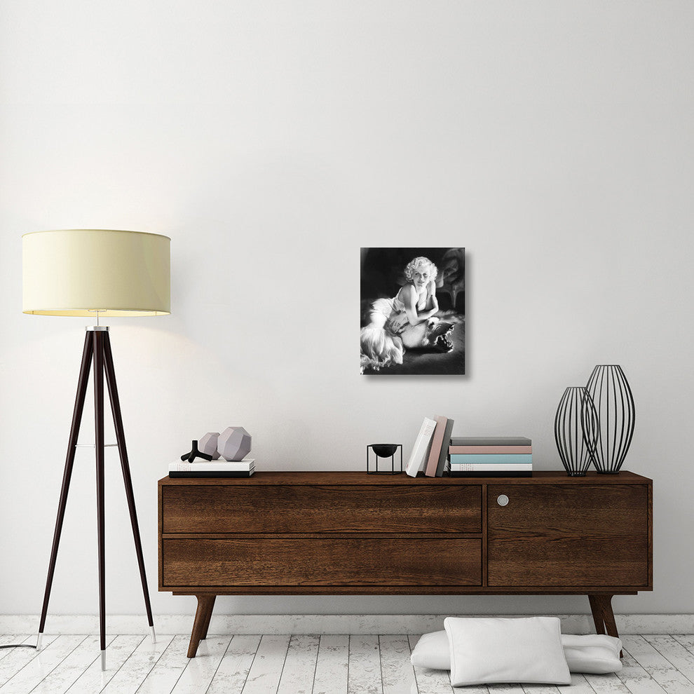 "Jean Harlow" Stretched Canvas Giclee by Hollywood Photo Archive, 18"x22"