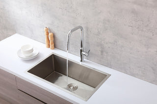 Elegant Lighting FAK-311 Noor 1.8 GPM 1 Hole Pull Down Kitchen - Chrome