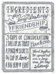 "Ingredients For Life Ditzy Floral IV Neutral" Print by Mary Urban, 38"x50"