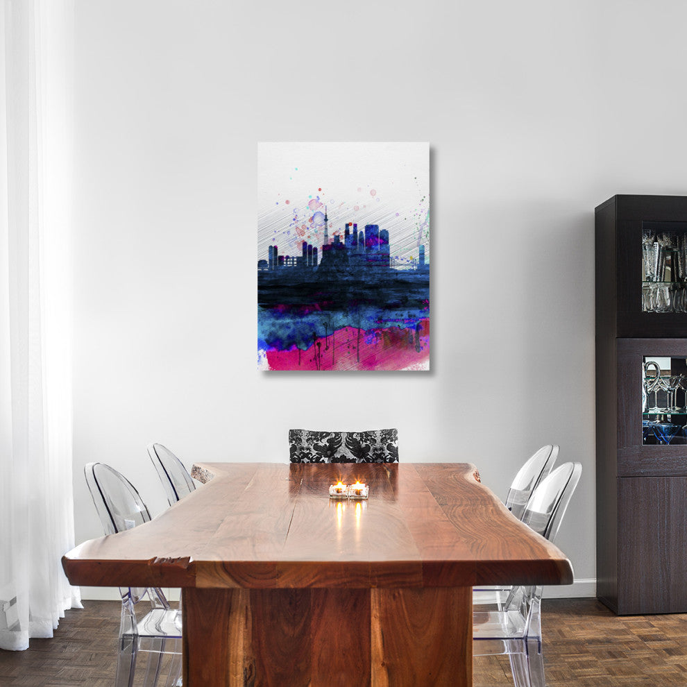 "Tokyo Watercolor Skyline" Fine Art Print
