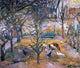 Camille Pissarro A Farmyard at the Maison Rouge Pontoise Wall Decal
