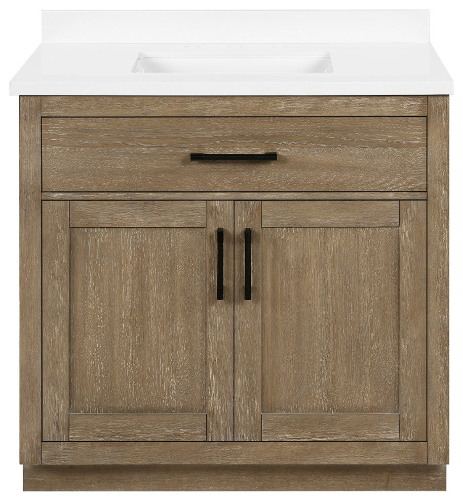 OVE Decors Bailey Vanity, Driftwood Oak, 42"