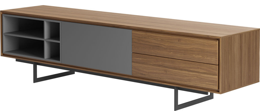 Crotone Media Cabinet Walnut