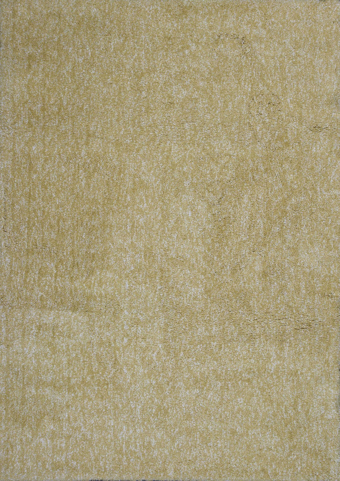 HomeRoots 8'x11' Yellow Heather Hand Woven Indoor Shag Area Rug