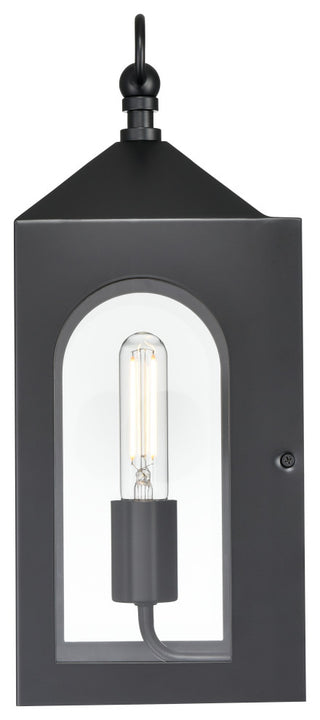 1 Light 5.75 in. Powder Coated Black Outdoor