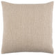 Surya Willa Oatmeal Pillow Shell With Polyester Insert 20"H X 20"W