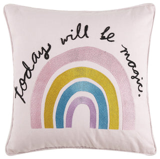 Today Will Be Magic Embroidered Pillow