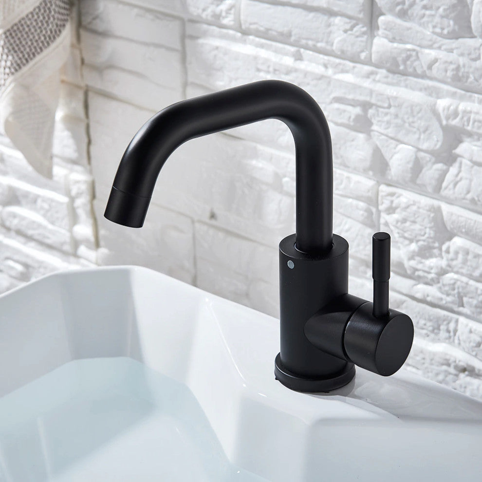 Wasser™ Deck Mounted Single Handle Bathroom Sink Faucet
