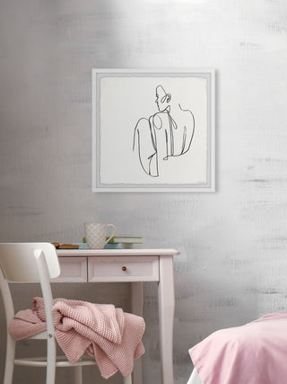 "On the Floor" Framed Painting Print, 12x12