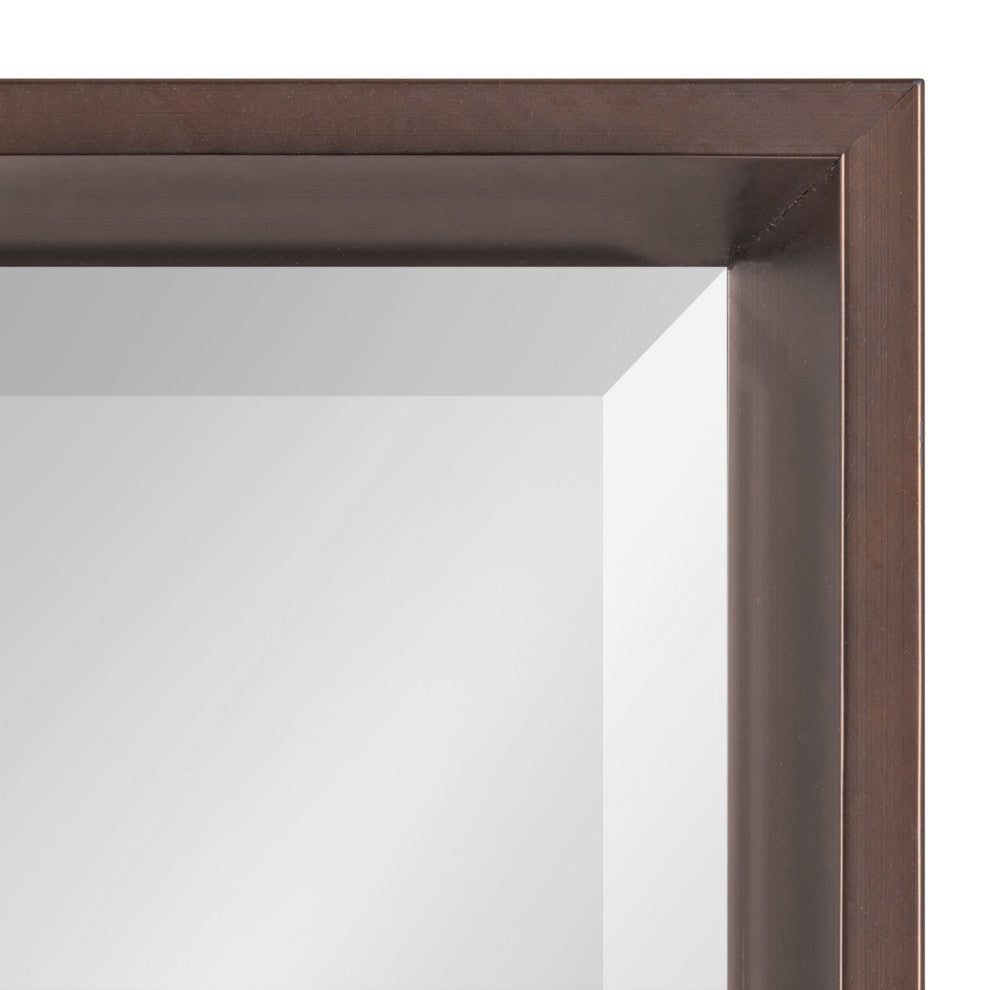 Calter Framed Wall Mirror, Bronze, 19.5x25.5