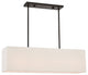 Livex Lighting Summit English Bronze Light Linear Chandelier