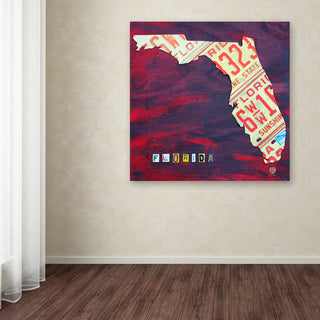 "Florida License Plate" Canvas Art by Design Turnpike
