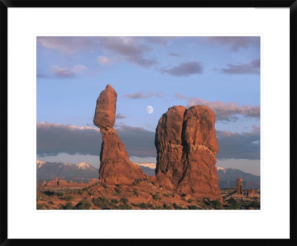 "Moon over Balanced Rock, Arches National Park, Utah"  by Tim Fitzharris, 32x26"