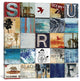 "Surf City" by Charlie Carter, Canvas Print, 37"x37"