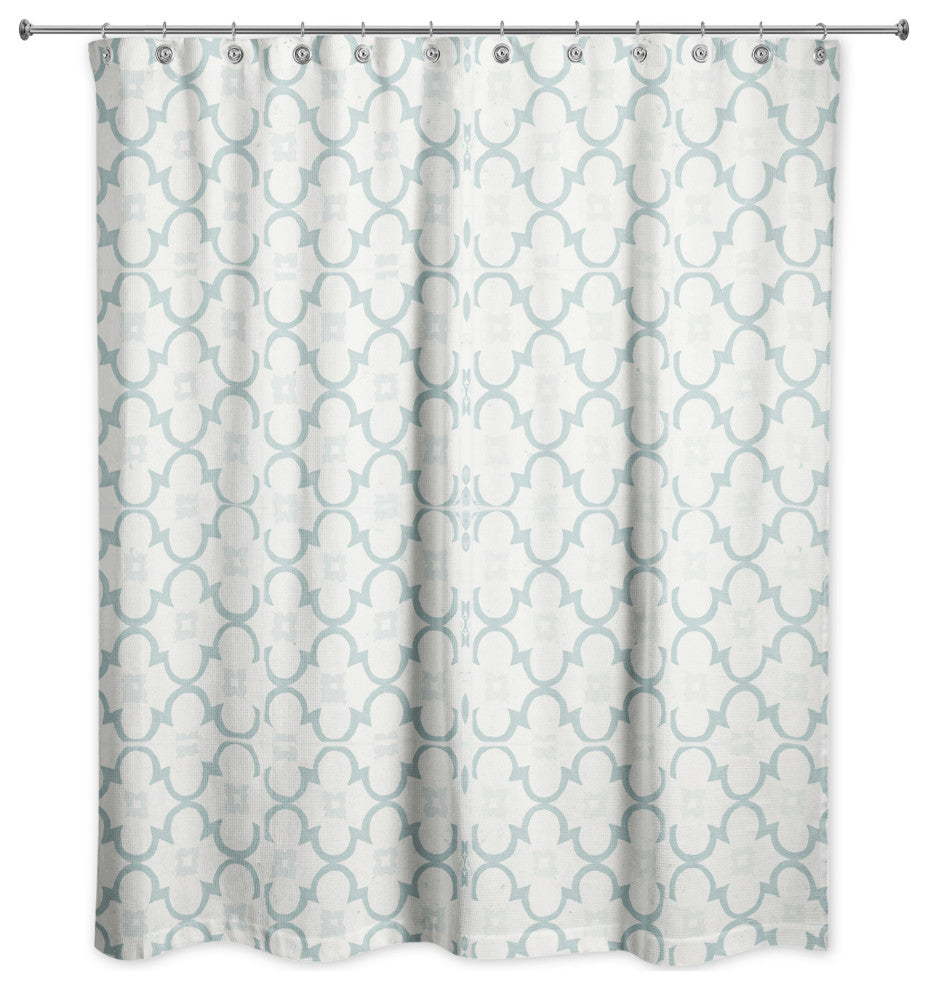 Rustic Tile Pattern 5 71x74 Shower Curtain