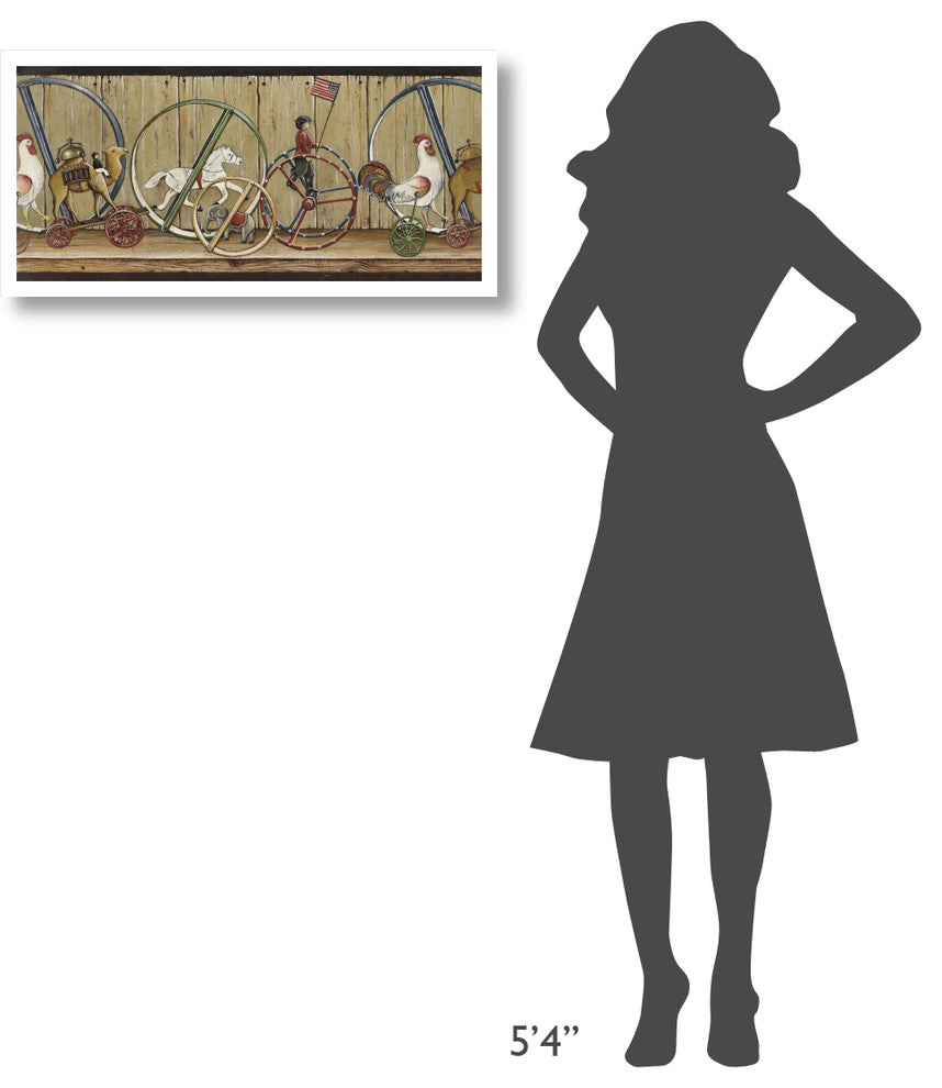 "Parade Day" Digital Paper Print by David Carter Brown, 32"x16"