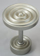 Swirl Drapery Medallion Holdback, Pewter