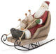 Farmhouse Santa on Sled Figurine, 2-Piece Set