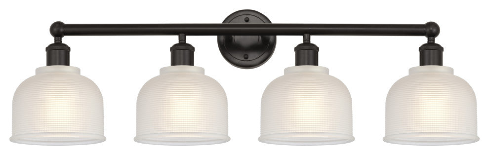 Innovations 616-4W-OB-G411 Dayton 4 Light Bath Vanity Light, Oil Rubbed Bronze