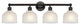 Innovations 616-4W-OB-G411 Dayton 4 Light Bath Vanity Light, Oil Rubbed Bronze