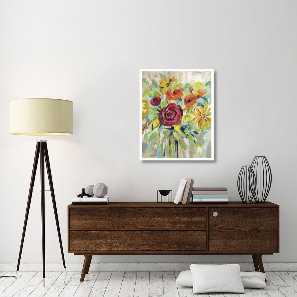 "Flower Still Life I" Digital Paper Print by Silvia Vassileva, 30"x37"