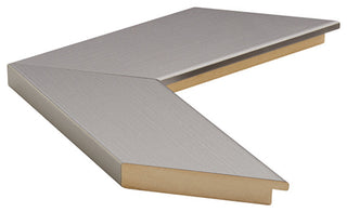 Pendleton Framed Wall Mirror, Satin Nickel, 28" X 60"