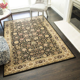 New Vision, Tabriz Black, 5'3"x7'10"