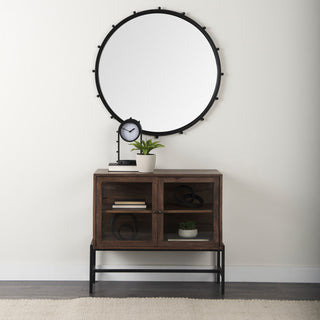 Elena III Large Black Wall Mirror