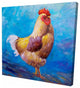 Beautiful Rooster, Fine Art Gallery Wrapped Canvas, 24"x24"