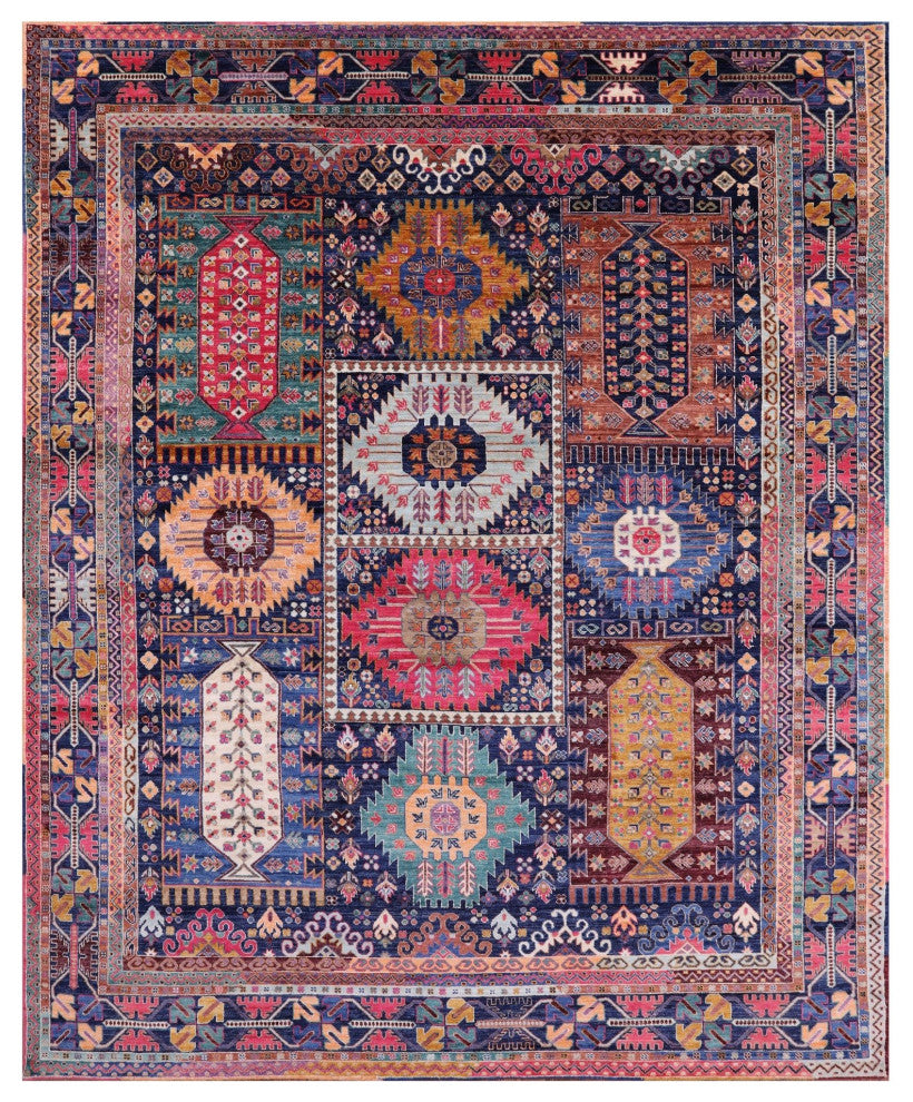 Tribal Fine Serapi Hand Knotted Wool Rug 7' 11" X 9' 9" - Q12661