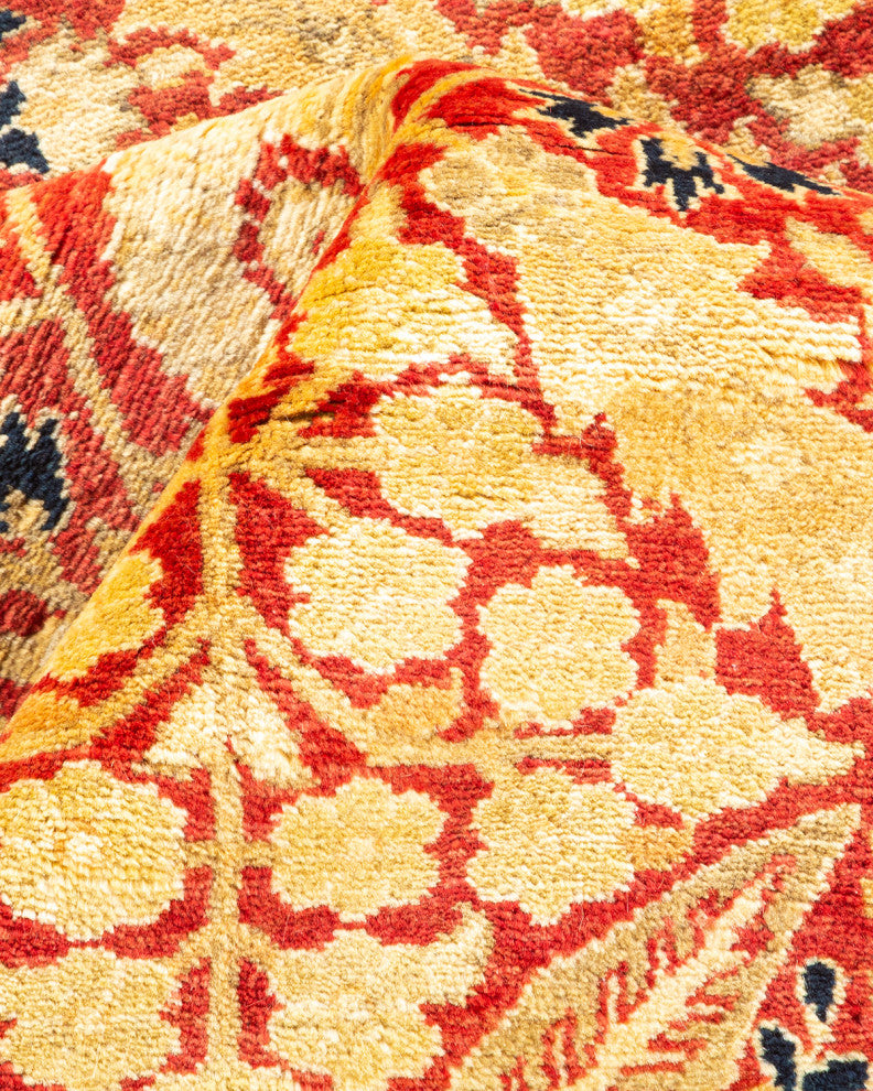 Mogul, One-of-a-Kind Hand-Knotted Area Rug Orange, 6' 2" x 8' 6"