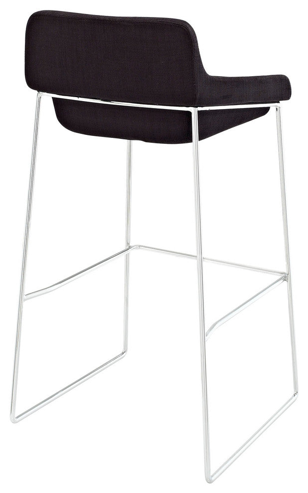 Modern Contemporary Dining Kitchen Bar Stool Black