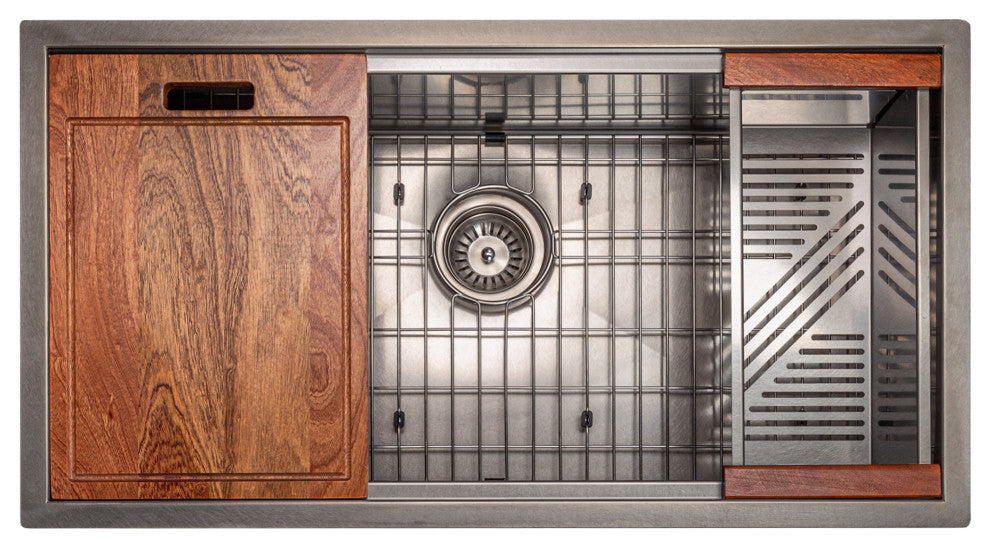 33" Garmisch Undermount Fingerprint Resistant Stainless Steel Kitchen Sink