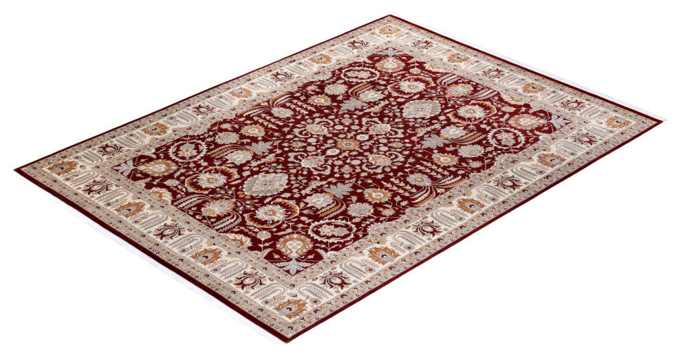 Mogul, One-of-a-Kind Hand-Knotted Area Rug Red, 9' 3" x 12' 5"