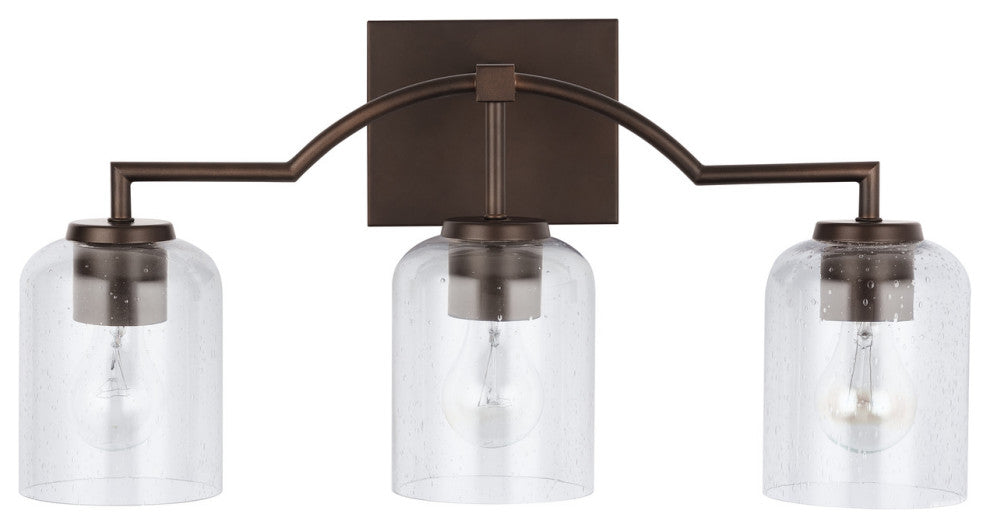Capital Lighting 139331-500 Carter 3 Light 22"W Bathroom Vanity - Brushed