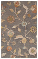 Surya Sprout SRT-2010 5'x8' Rug, Medium Gray/Dark Blue/Camel/Cream/Olive