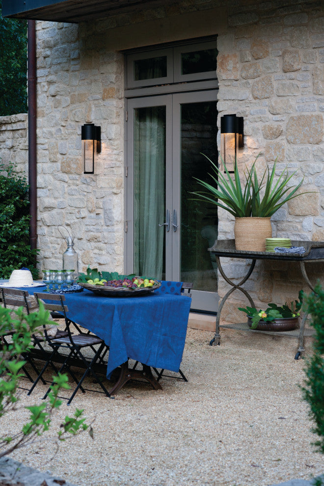 Hinkley Shelter Large Wall Mount Lantern, Black