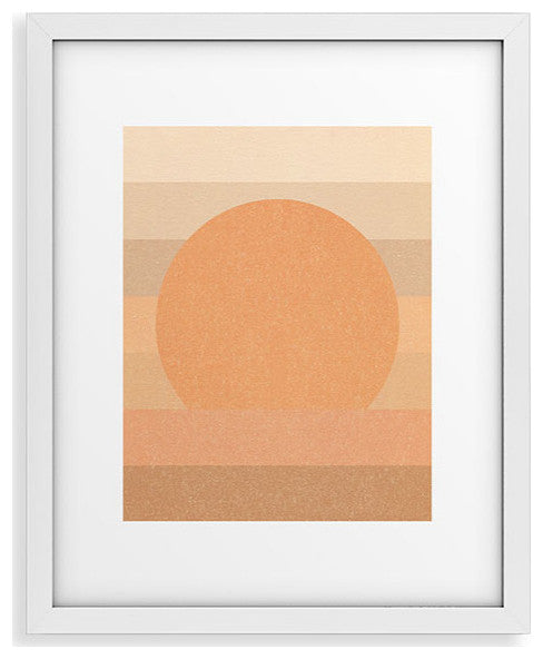 Iveta Abolina Coral Shapes Series III Framed Art Print, 11x14"