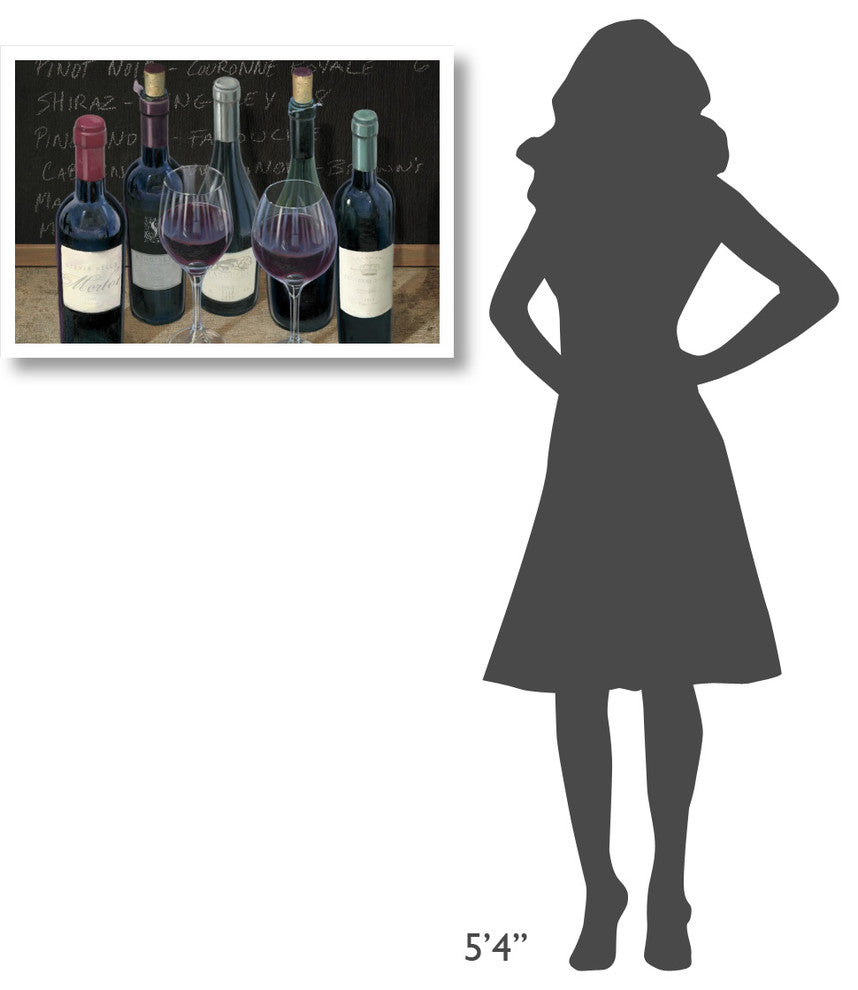 "Wine Spirit I" Digital Paper Print by James Wiens, 32"x22"