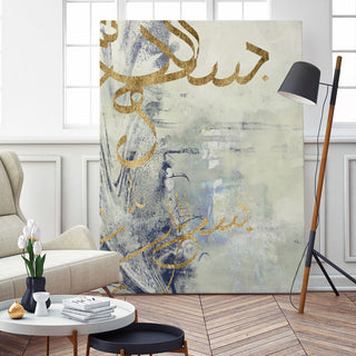 "Arabic Encaustic III" Fine Art Giant Canvas Print, 54"x72"
