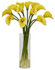 Mini Calla Lily Flower Arrangement, Yellow