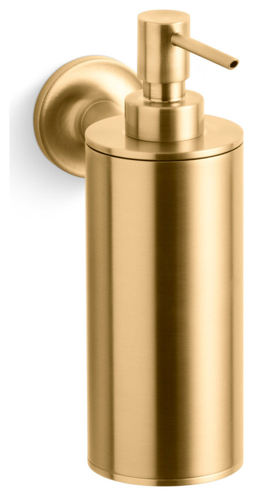 Kohler K-14380 Purist Wall Mounted Soap Dispenser - Vibrant Brushed Moderne