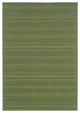 Oriental Weavers Lanai Collection Green Solid Indoor/Outdoor Rug 1'8"X3'7"